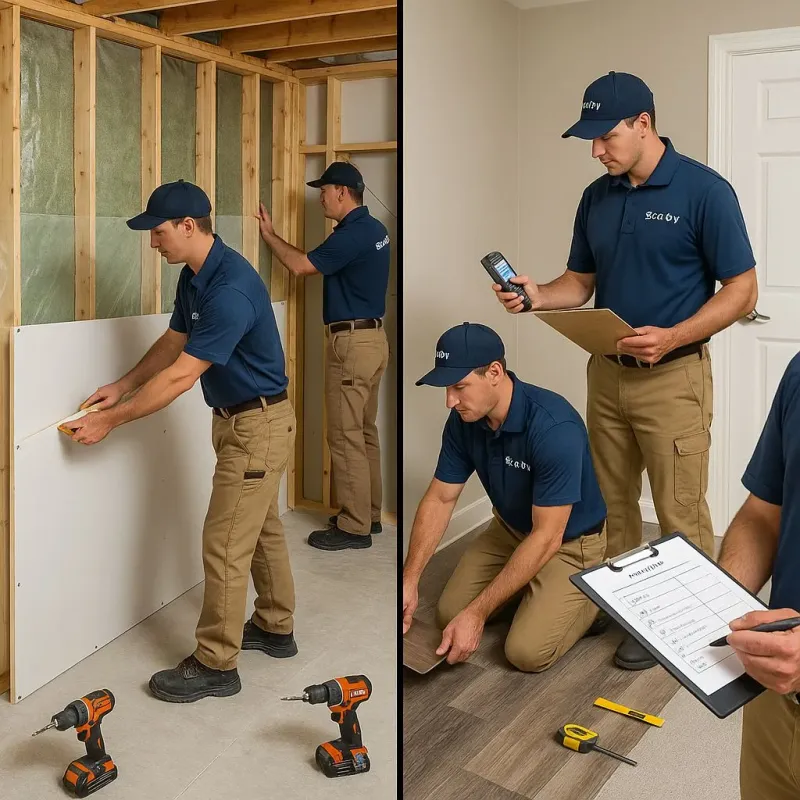 Repairs and Reconstruction process in West View, PA